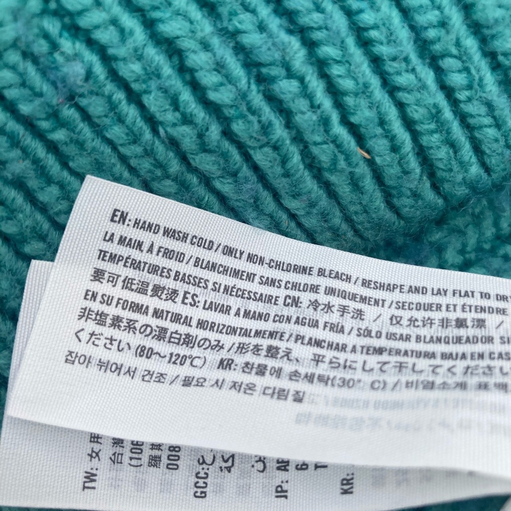 Hollister wool blend green purple sweater - Picture 5 of 12